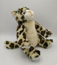 BUILD A BEAR Snow Leopard Cat Large 16" Plush Toy Stuffed Animal Soft Whiskers