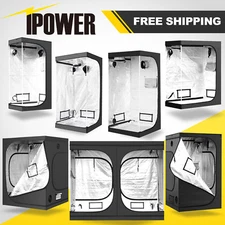 iPower Hydroponic Indoor Mylar Reflective Grow Tent Room w/ Obeservation Window