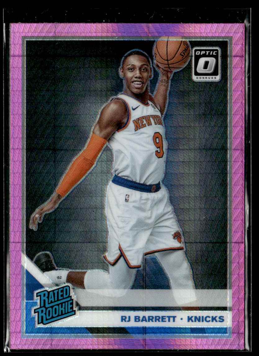 2019-20 Donruss Optic Hyper Pink RJ Barrett Rookie New York Knicks #178