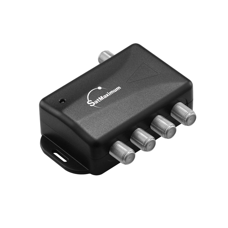 4 Ports TV Antenna Amplifier HDTV Cable Audio Video Signal Booster Splitter - Image 2 of 4