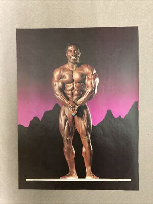 Robby Robinson Bodybuilding Muscle Posing Photo Taken From Magazine