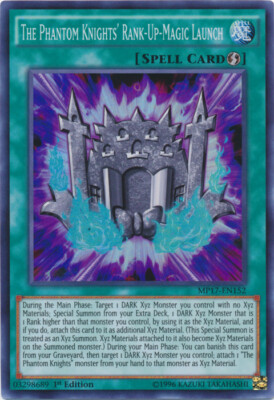 The Phantom Knights' Rank-Up-Magic Launch - MP17-EN152 - Super Rare - 1st Editio