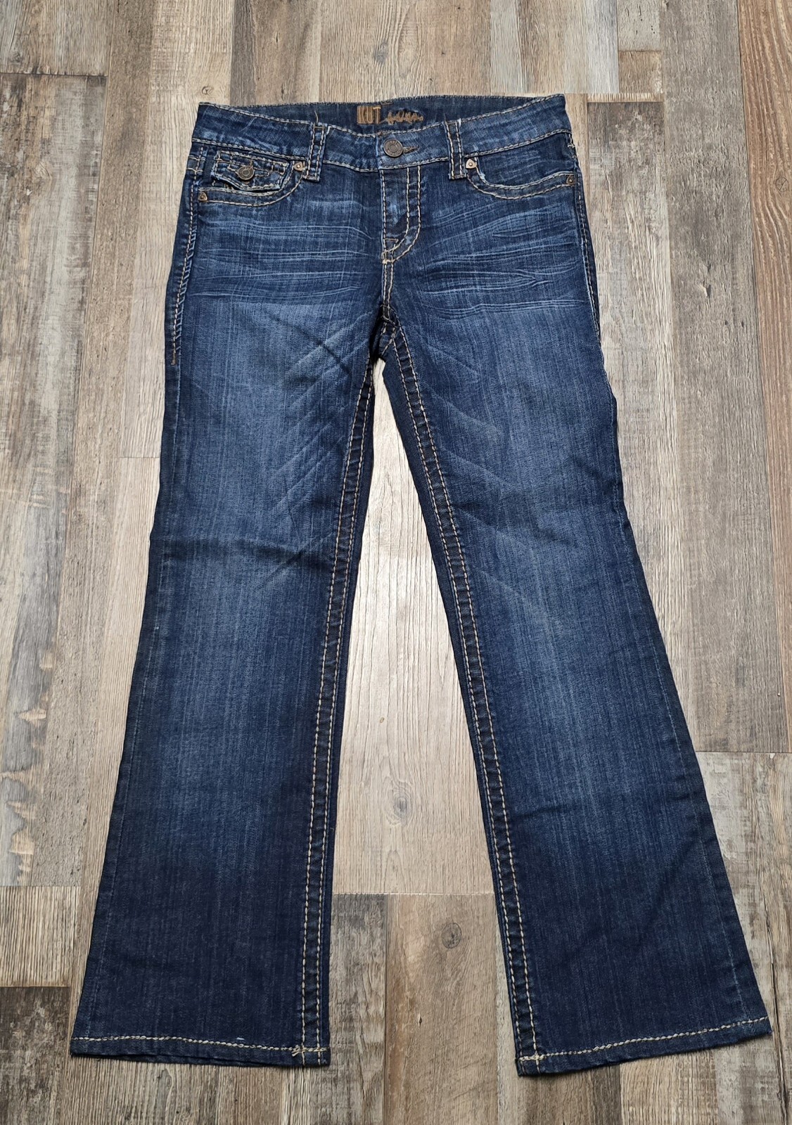 Kut From The Kloth Jeans Women's Size 4 Bootcut Western Dark Denim