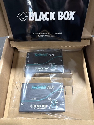 Black Box ServSwitch Wizard USB SRX KVM Konsole Extender ACU5051A Set Neu