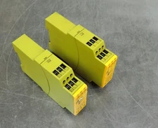 Pilz PZE X4V 24VDC Safety Relay Switch Monitor No. 774583106886 Lot of Two (2)