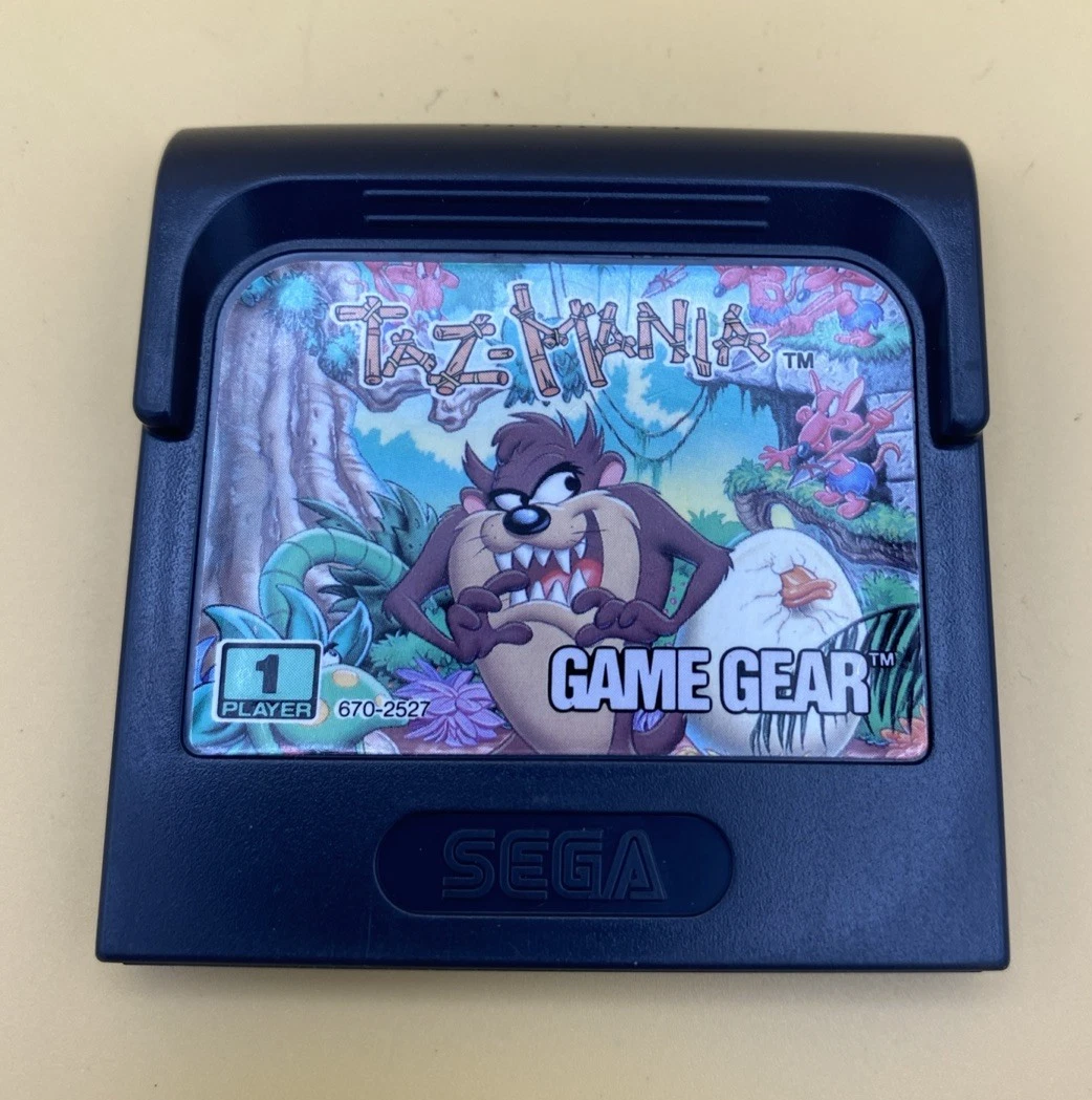 Jeu Taz-Mania Sur Sega Game Gear - Version Euro Complète - Bon état