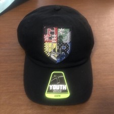 Harry Potter Hogwarts Youth Black Adjustable Snapback Hat Cap