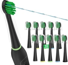 10 Replacement Toothbrush Head for Waterpik Sonic Fusion SF-01,SF-02,SF-03,SF-04
