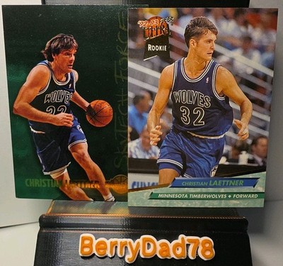 Christian Laettner Fleer #304 (RC) / 1995 Skybox Skytech Force #SF12