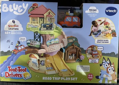 Vtech Bluey Toot Toot Fahrer Roadtrip Spielset neu und versiegelt