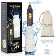 ® PureJet Bidet Portatile per Viaggi e Campeggio | Ricaricabile Elettrico da Viaggio...