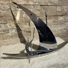 Vintage Karl Hagenauer Person on a Sail Boat Sculpture Art Beautiful!