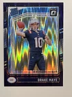 2024 Panini Donruss Optic - Rated Rookie Drake Maye #229 Purple Shock Prizm (RC)