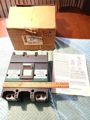 G.E. Industrial Circuit Breaker TJD422350. 350/240, Tested,W/Orig. box and Inst.