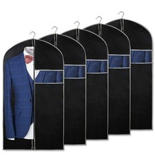40" Suit Bag, Set of 5 Garment Bags for Hanging Clothes, Suit Bags for Closet...