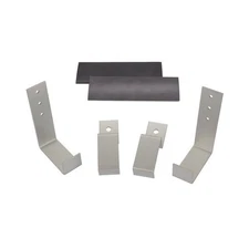 Aluminum Radiator Mounting Bracket With Pads Kit