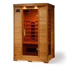 HEATWAVE SA2406M 2 Person Canadian Hemlock Far Infrared Sauna for Home