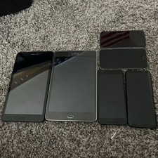Samsung Mixed Lot Smartphones Tablets - iPhone Nexus Galaxy, all power on