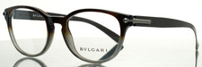 BVLGARI 3042 5457 Tortoise Grey Unisex Oval Full Rim Eyeglasses 51-19-140 B:40