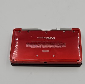 Nintendo 3DS CTR-001 Red Handheld System 3D NTSC-U/C (US/Canada) 2011