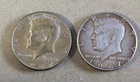 1967 Kennedy Silver Half Dollars X2 Lot of 2