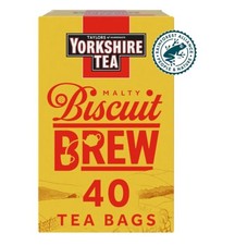 Yorkshire Tea Malty Biscuit Brew 40 Tea Bags 112G