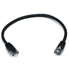 Monoprice Ethernet Cable,Cat 5e,Black,1 ft. 2125 Monoprice 2125 844660021254