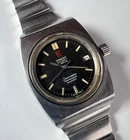Omega Electronic f300Hz Seamaster Watch 1250 Chronometer 198.0054 Band 1225/212
