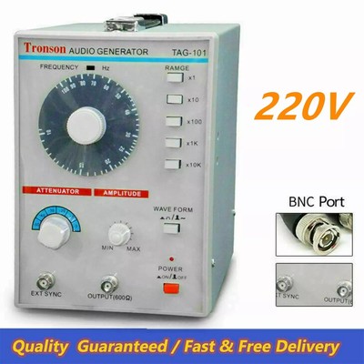 220V Niederfrequenz Audio TAG-101 Signalgenerator Signalquelle 10Hz-1MHz