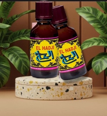 Parfum El Hadji - 100% Original Et Authentique - Lot De 2 Flacons - Vert - Neuf Sous Emballage