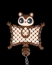 Merle the Squirrel Keychain   3D Printed Articulated Squirrel Toy  Cute Flexi