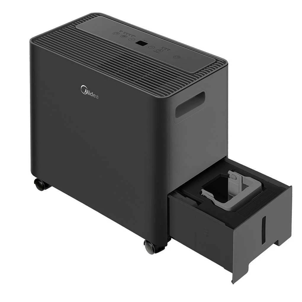 Midea 50 pt. Smart Access Dehumidifier with Built-in Pump for spaces up to 4,500 sq. ft.