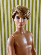 Barbie Ken Fashionistas Doll Blonde Rooted Ha...
