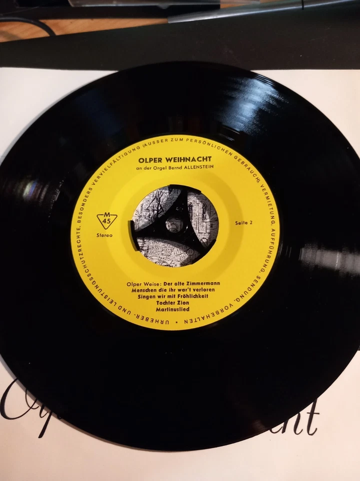 Olper Weihnacht Vinyl, Orchesterverein Olpe u. Kirchenchor St. Martin Olpe,  - Bild 4 von 4