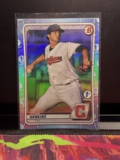 2020 Bowman 1st Edition Ethan Hankins #BFE-44 Blue Border 1st Edition A-22