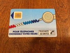 French telecard ‘choose your time’ 50 units