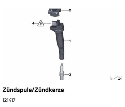 Zundspule BMW Original 12138616153 Gebraucht Originalteil