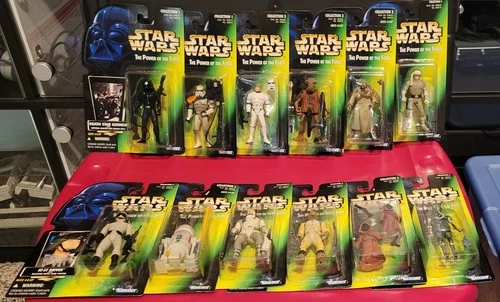 LOT of 12 - Star Wars Power of the Force Action Figure 1996 Kenner SEALED & NEW!