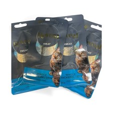  4pack Reveal Pet Food, Natural Wet Cat Treats, Mackerel Loin, 1.06 oz.Ex 7-26