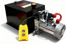 Hydraulic Pump 15 Quart Single Acting Hydraulic Power Unit 12V DC