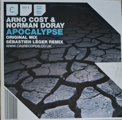 Arno Cost & Norman Doray 'Apocalypse' 12'' vinyl Cr2 Records 12C2071