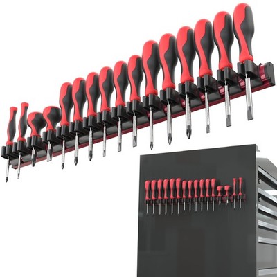 Olsa Tools Magnetic Screwdriver Organizer Screwdriver Holder with