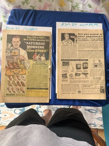 Amazing Spider-Man #24 FF #31 Coverless 2 Books Complete