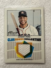 JEREMY PENA 2026 TOPPS HERITAGE CLUBHOUSE COLLECTION RELICS HOUSTON ASTROS Q3855