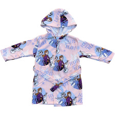 ACCAPPATOIO IN MICROFIBRA 100% POLIESTERE FROZEN DISNEY CON CAPPUCCIO E CINTURA