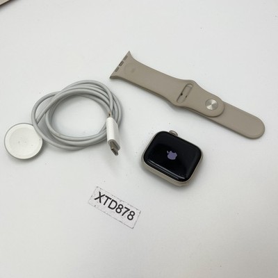 Apple Watch Series 7 - 41mm Aluminum Starlight (Unlocked) A2475 - Fair Condition