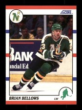  1990 Brian Bellows 7 North Stars 23 Score Hockey Sports Trading Card 