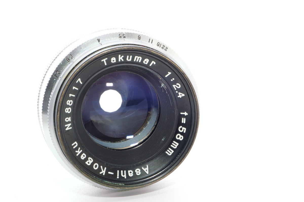 Asahiflex IIa early Japanese SLR camera. Takumar 58mm f2.4 lens