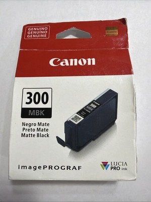 NEW GENUINE - CANON 300 Matte MBK Black Ink Cartridge PFI-300MBK 4192C002 Sealed
