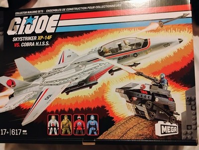 Mega Bloks  G.I. JOE Skystriker vs. COBRA H.I.S.S.Building Set 617 pcs NEW Seale
